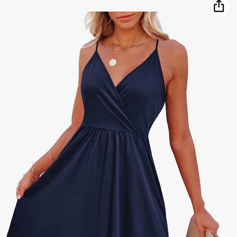 Navy knit Dress Washed never worn Size XXL